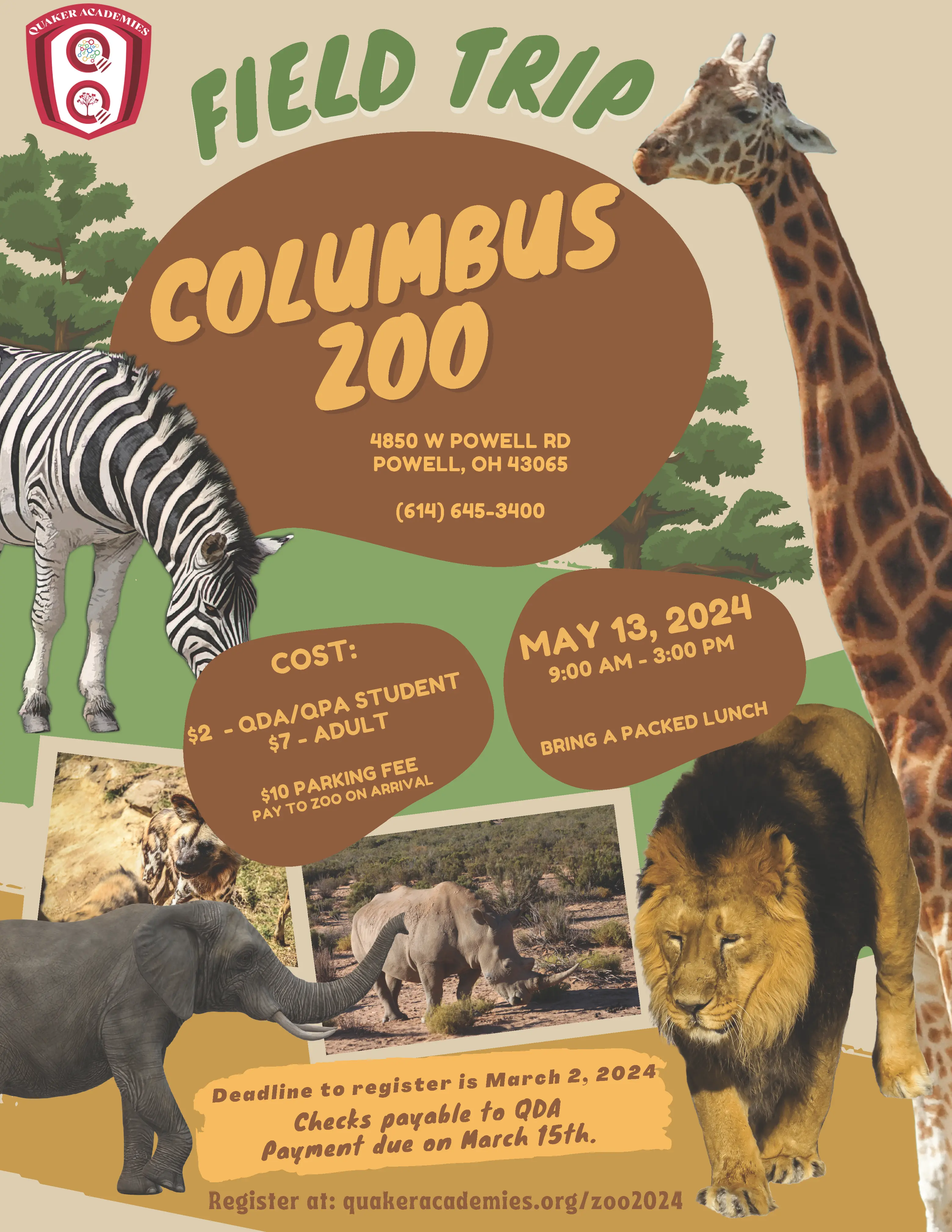 May 2024 Field Trip - Columbus Zoo